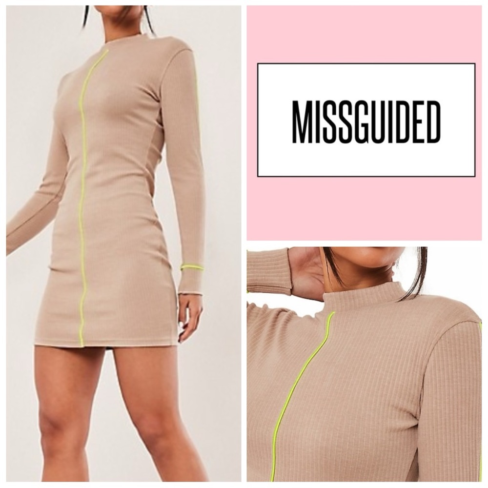 🆕💃🏻 BODYCON DRESS WITH NEON TRIM💃🏻🆕